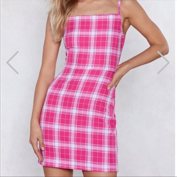Nasty Gal Dresses & Skirts - Nasty gal plaid dress nwot